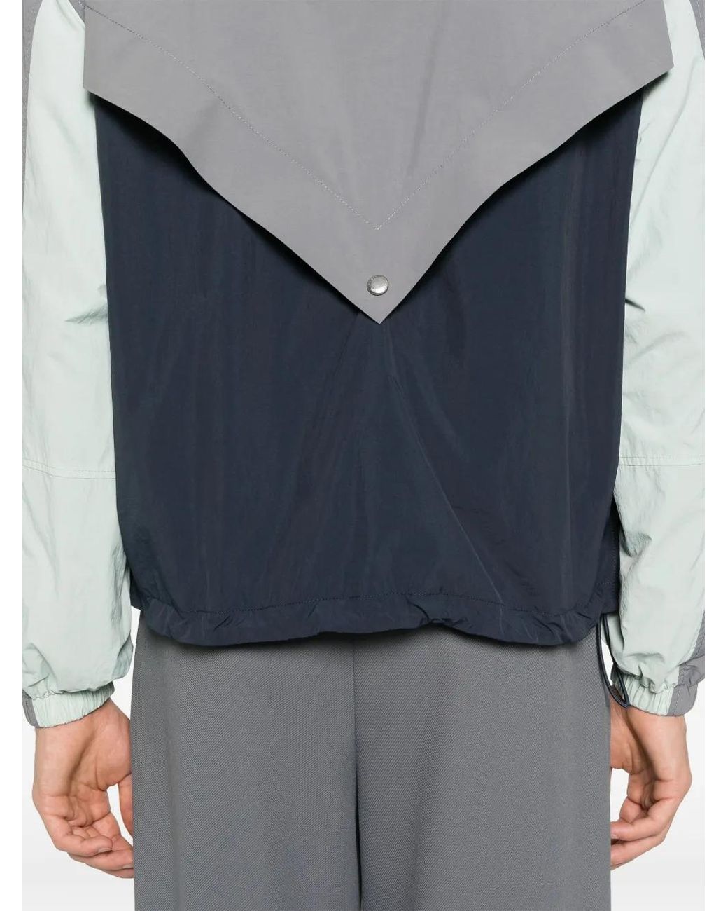 Maison Kitsuné Technisch Windjack in het Blue voor heren