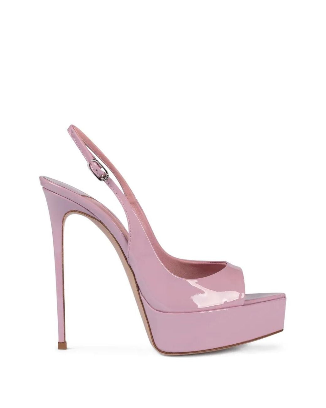 Le Silla Pink Uma Slingback Platform Pumps