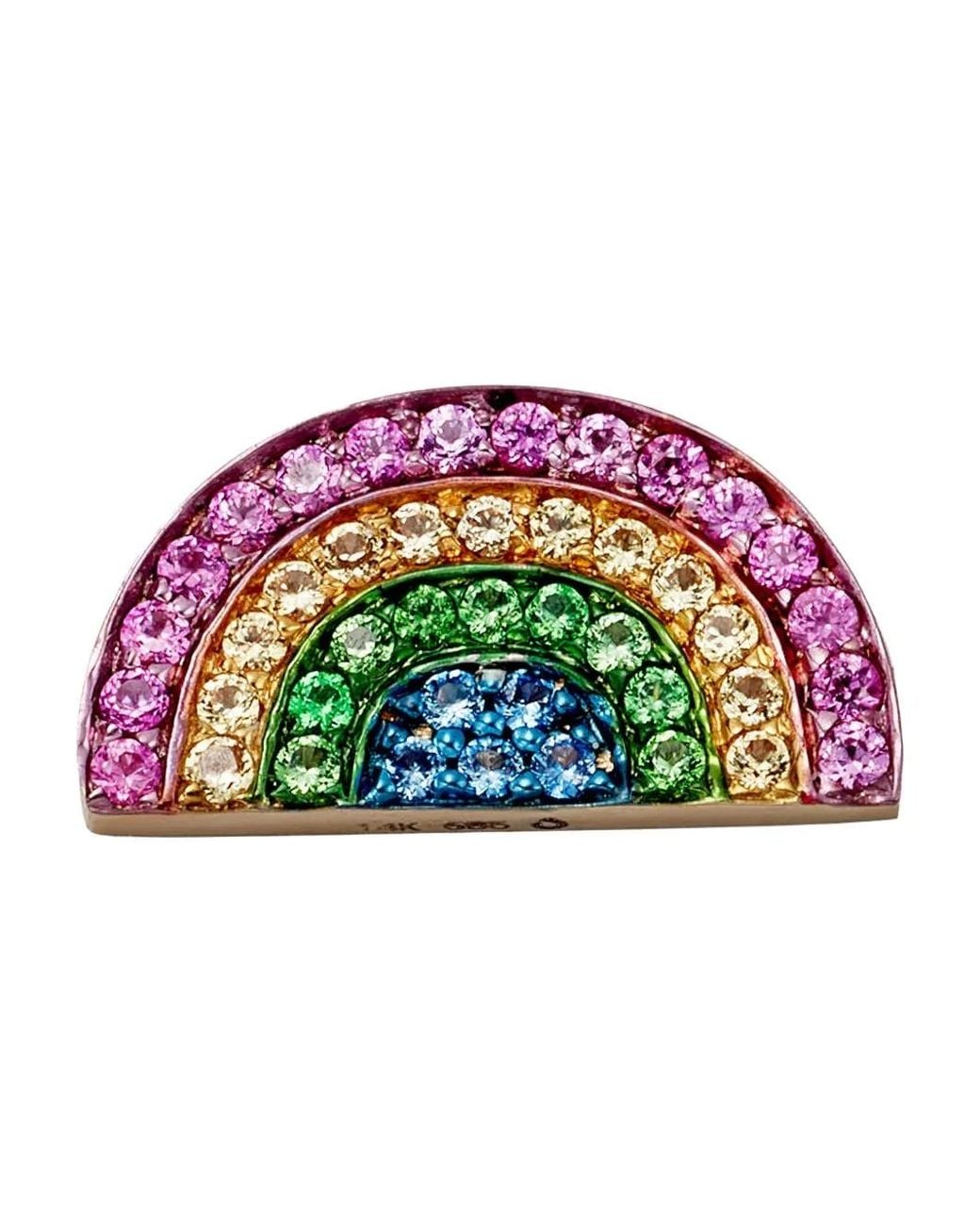 Loquet London Red 14K Sapphire Charm