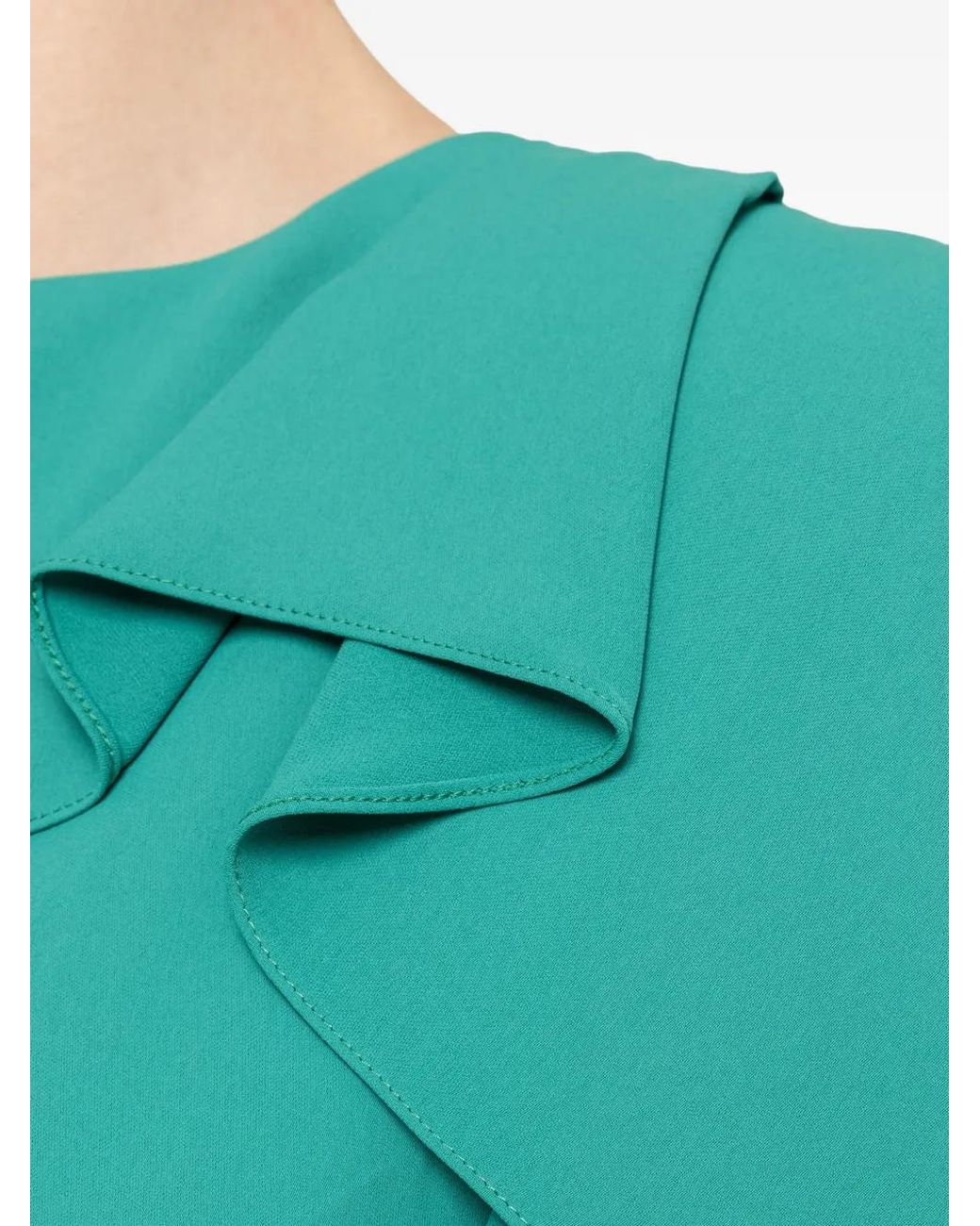 Nissa Green A-Line Midi Dress