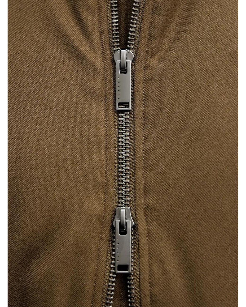 Sisley Brown Zip Jacket for men