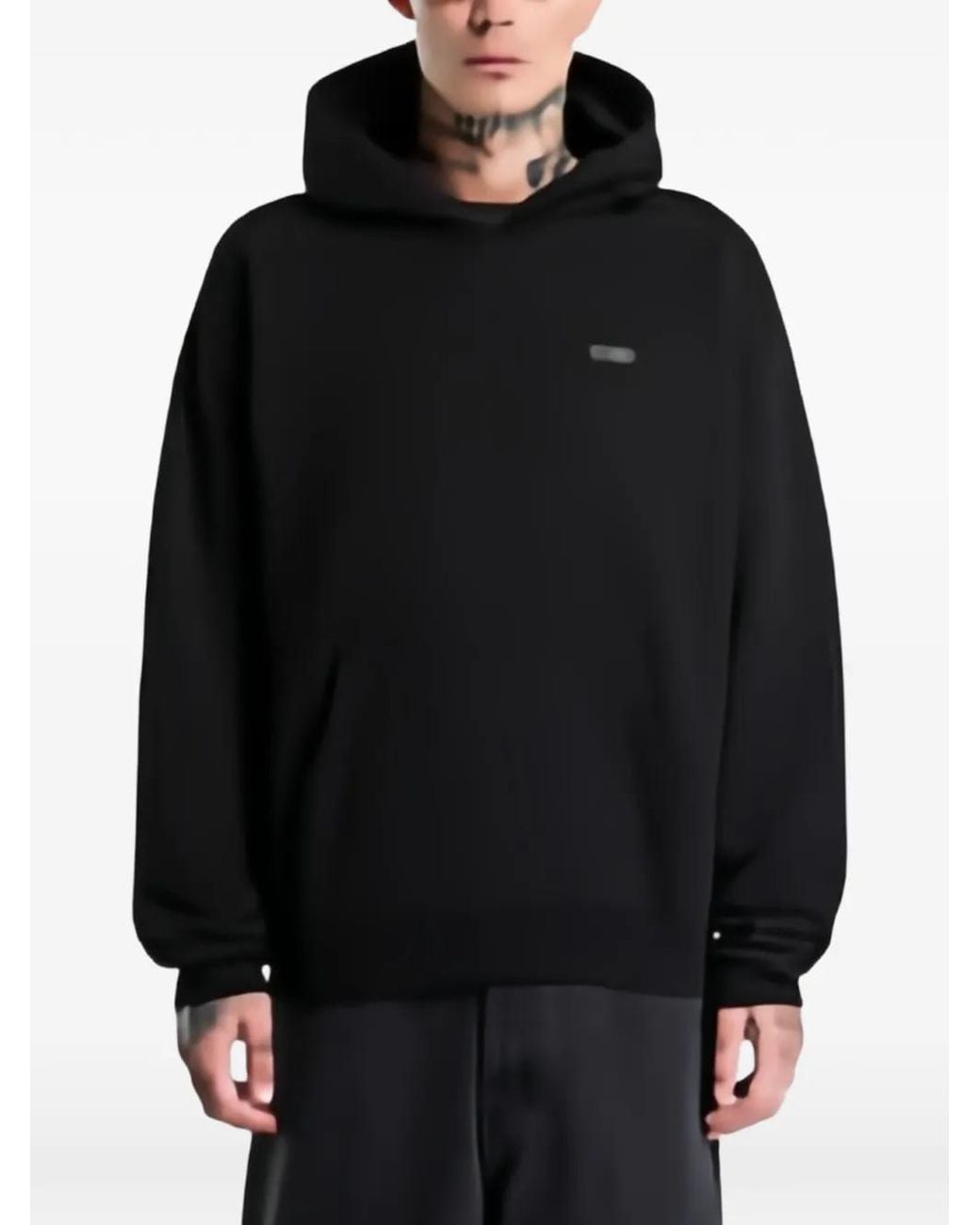 Obey Black Treble Extra Heavy Hoodie for men
