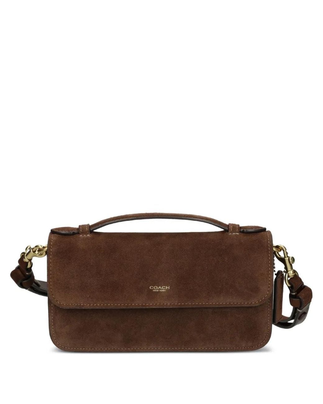 COACH Brown New York Elora Crossbody Bag