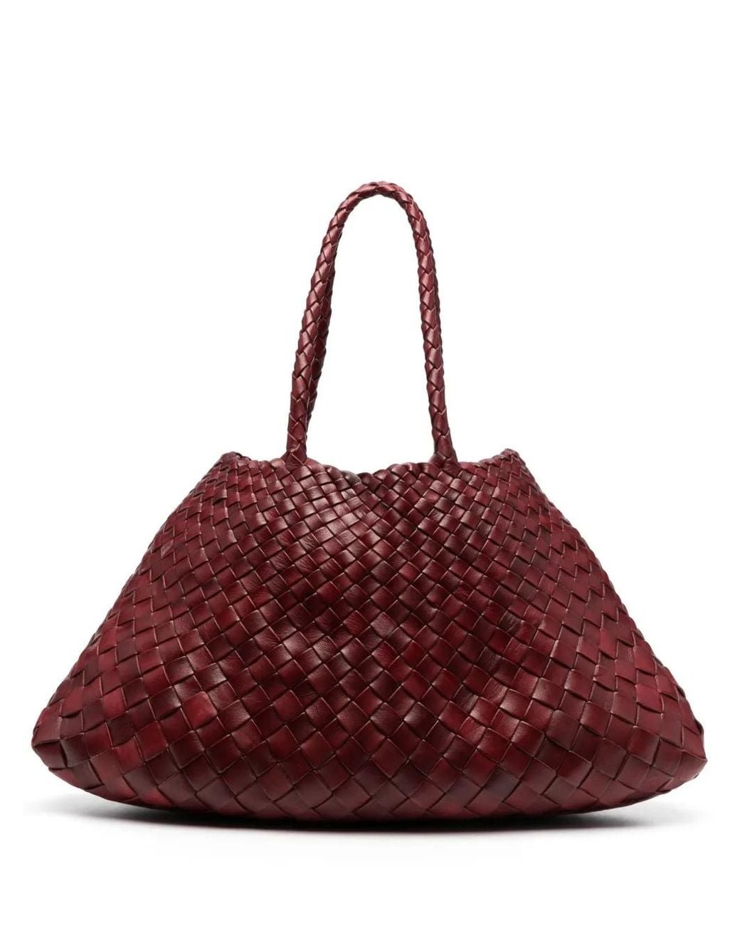 Dragon Diffusion Red Große Santa Croce Geflochtene Schultertasche