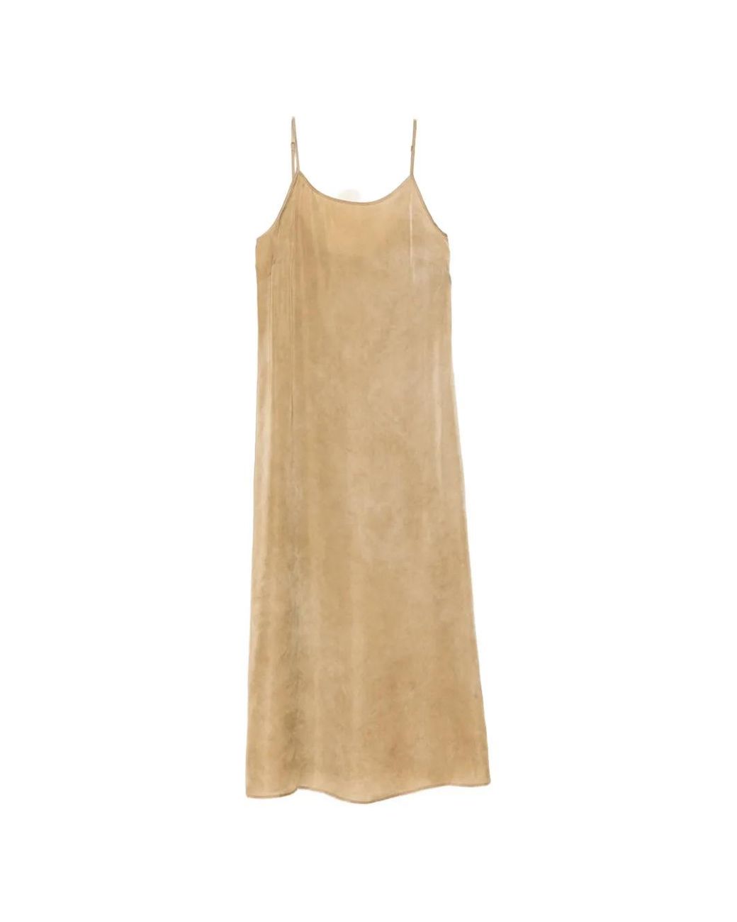 Uma Wang Natural Anaya Spaghetti-Strap Dress