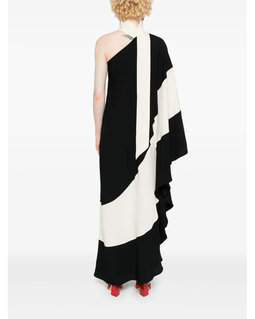 Taller Marmo Black Long Dress "tirso