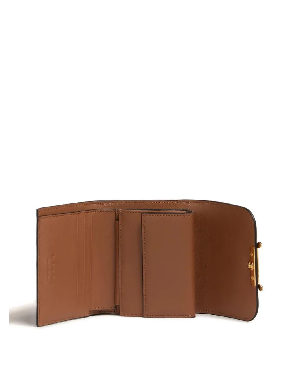 Marni Brown Leather Wallet