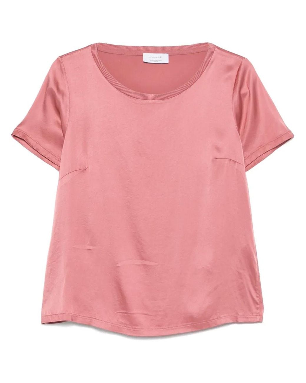 Daniele Fiesoli Pink Satined T-Shirt