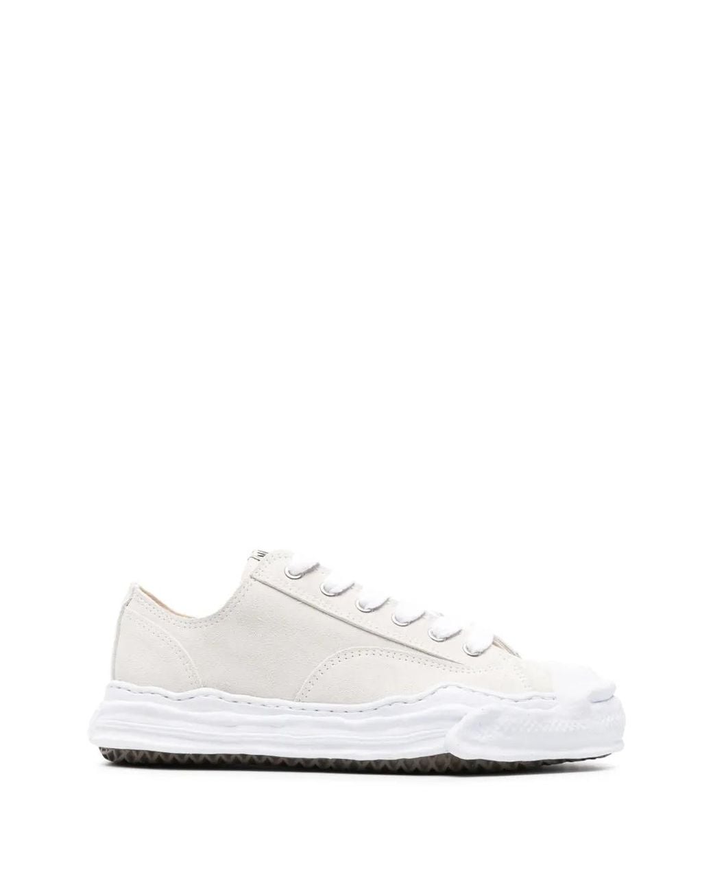 Maison Mihara Yasuhiro White Hank Og Sole Suede Low-Top Sneakers for men