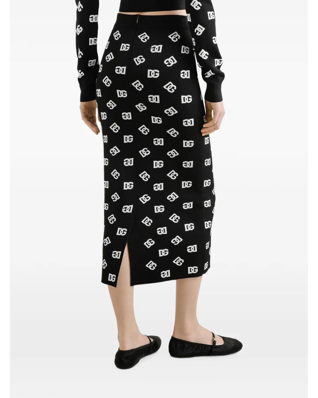 Dolce & Gabbana 'dg' Rok in het Black
