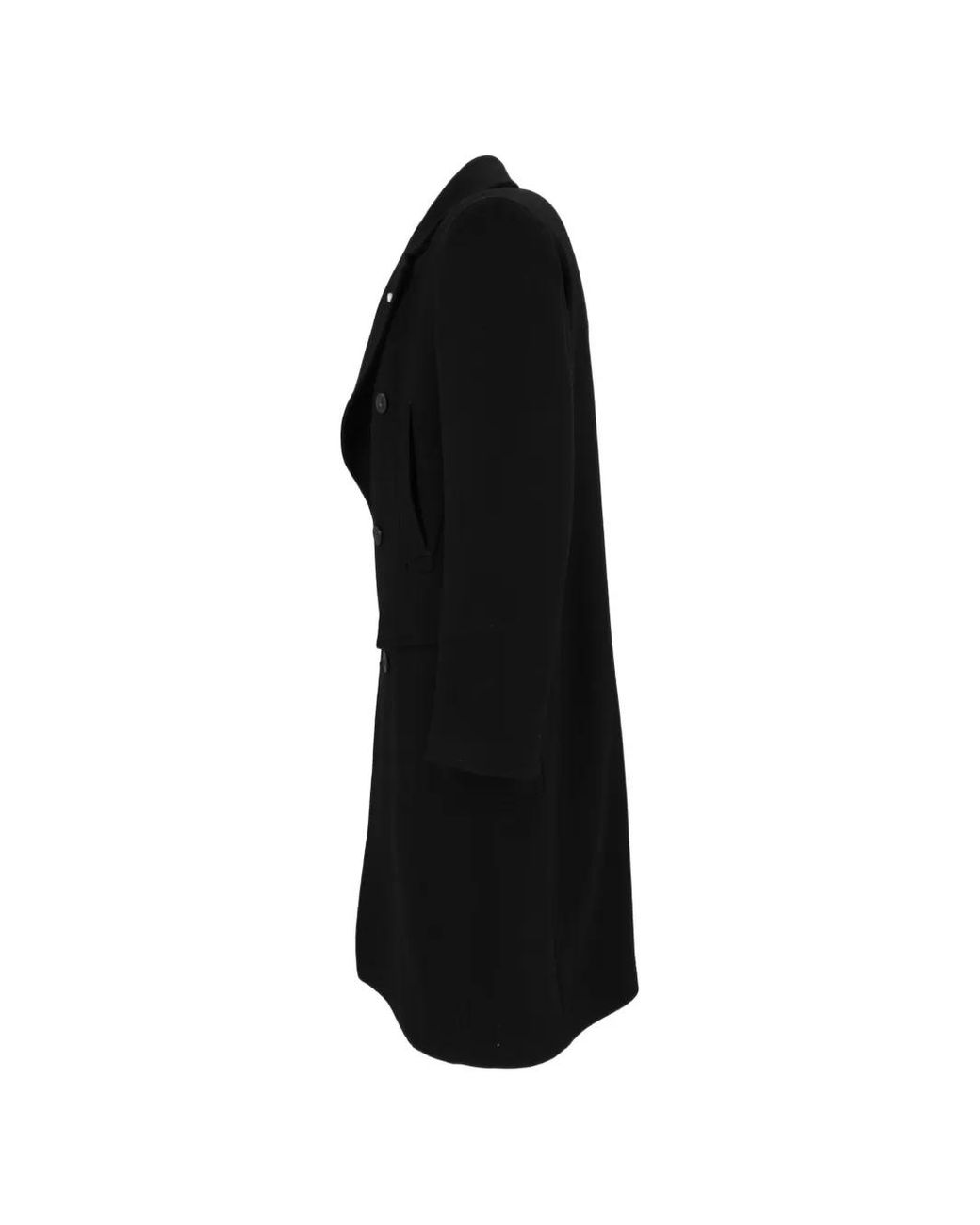 Brando Black Double-Breasted Coat for men