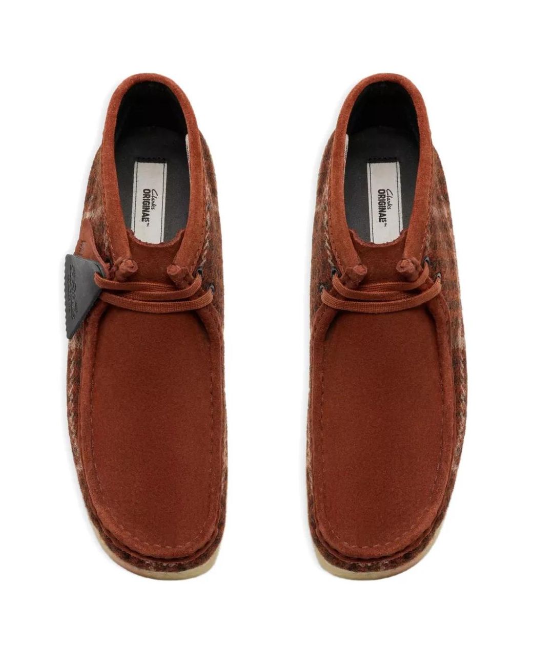 Clarks Brown Tweed Boots for men