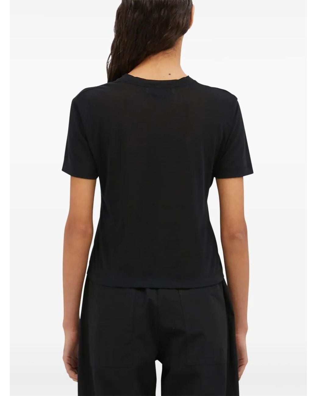 MSGM T-Shirt Met Logoprint in het Black