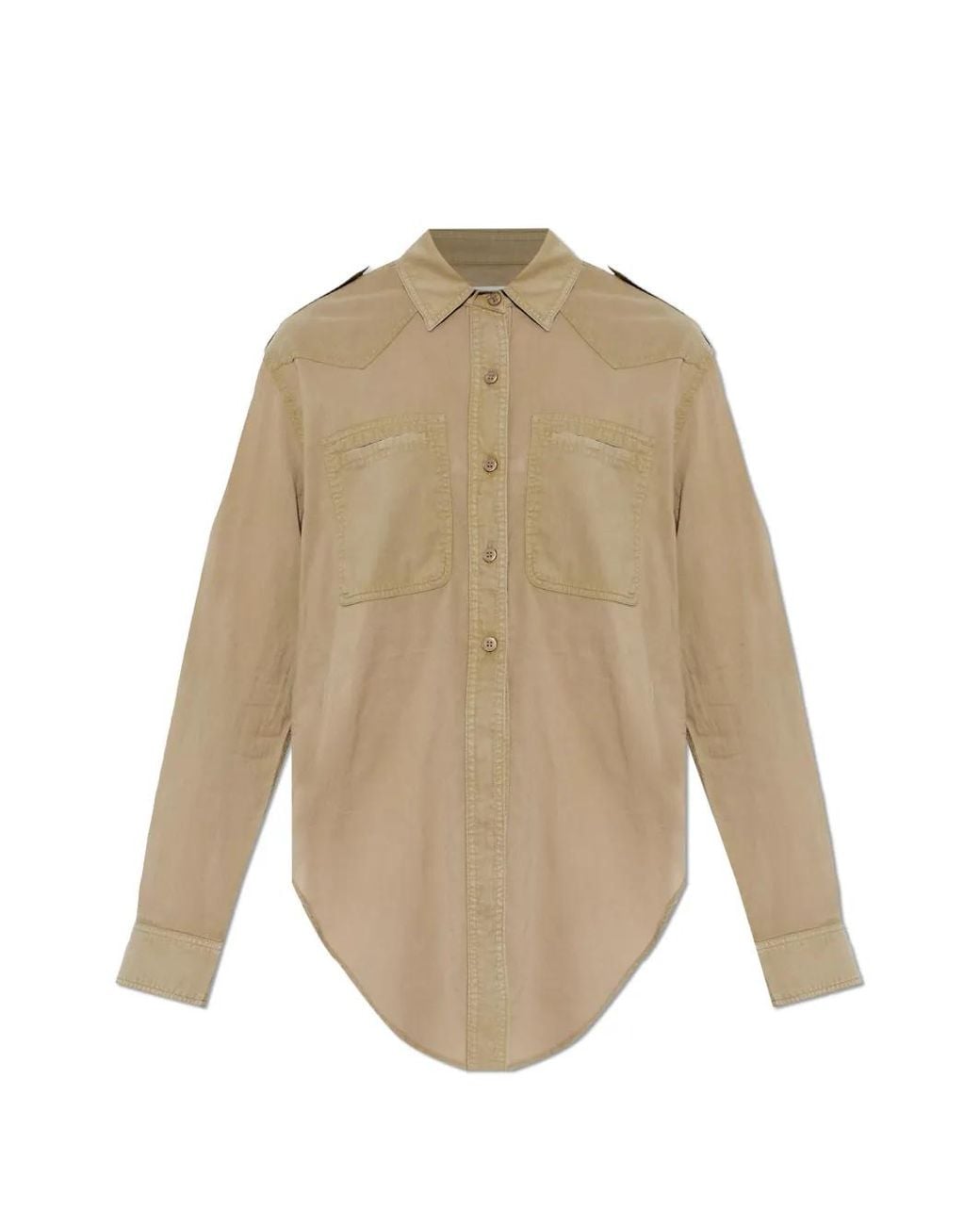 Isabel Marant Natural Light Organic Cotton Shirt