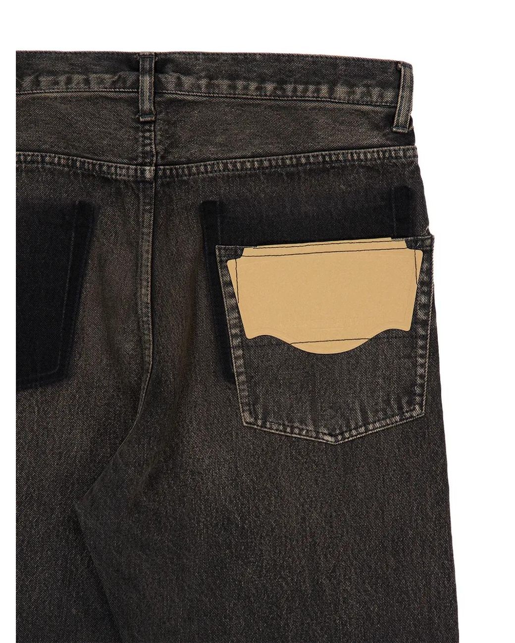 Maison Mihara Yasuhiro Black Flared Denim Pants for men