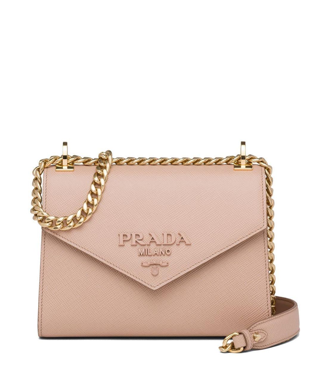 Prada novelty pouch pink shoulder bag Pouch diagonal hanging chain Ladies  unused