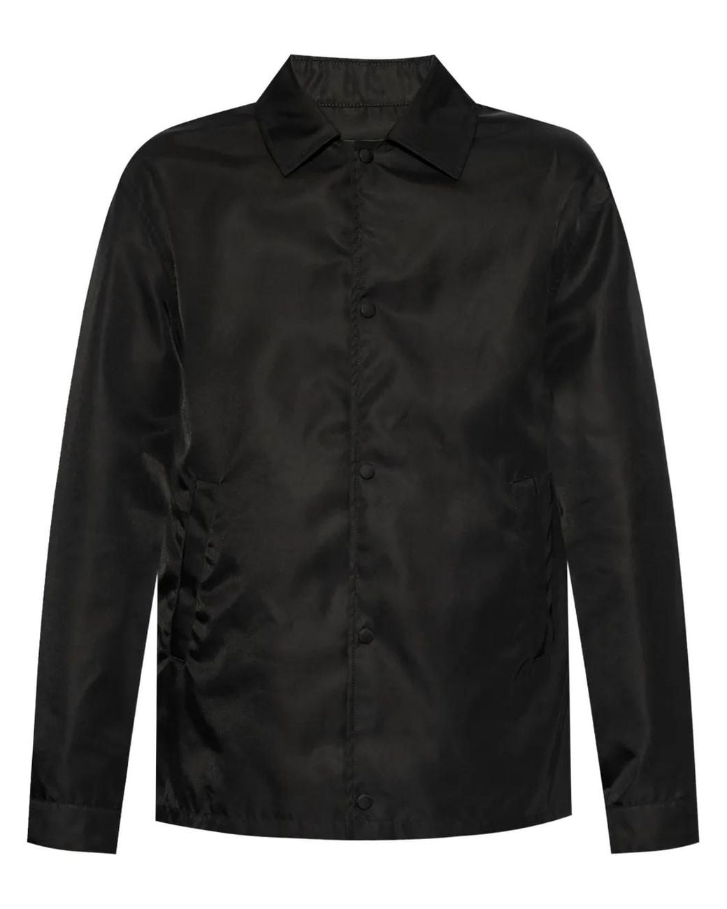Givenchy Black Maison Embroidery Overshirt for men