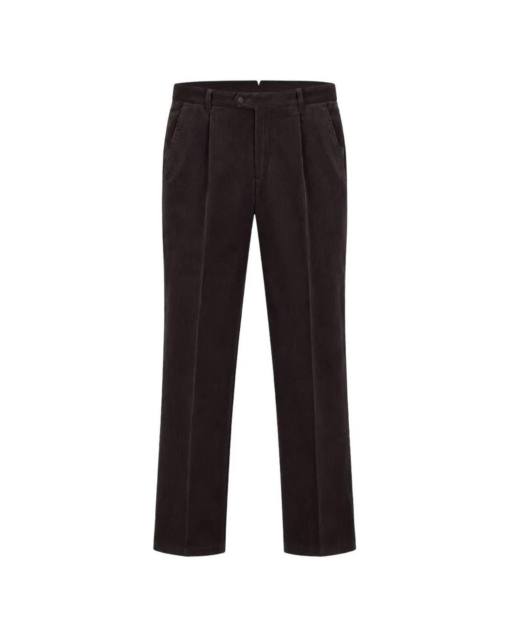 Boss Black Tapered-Fit Corduroy Pants for men