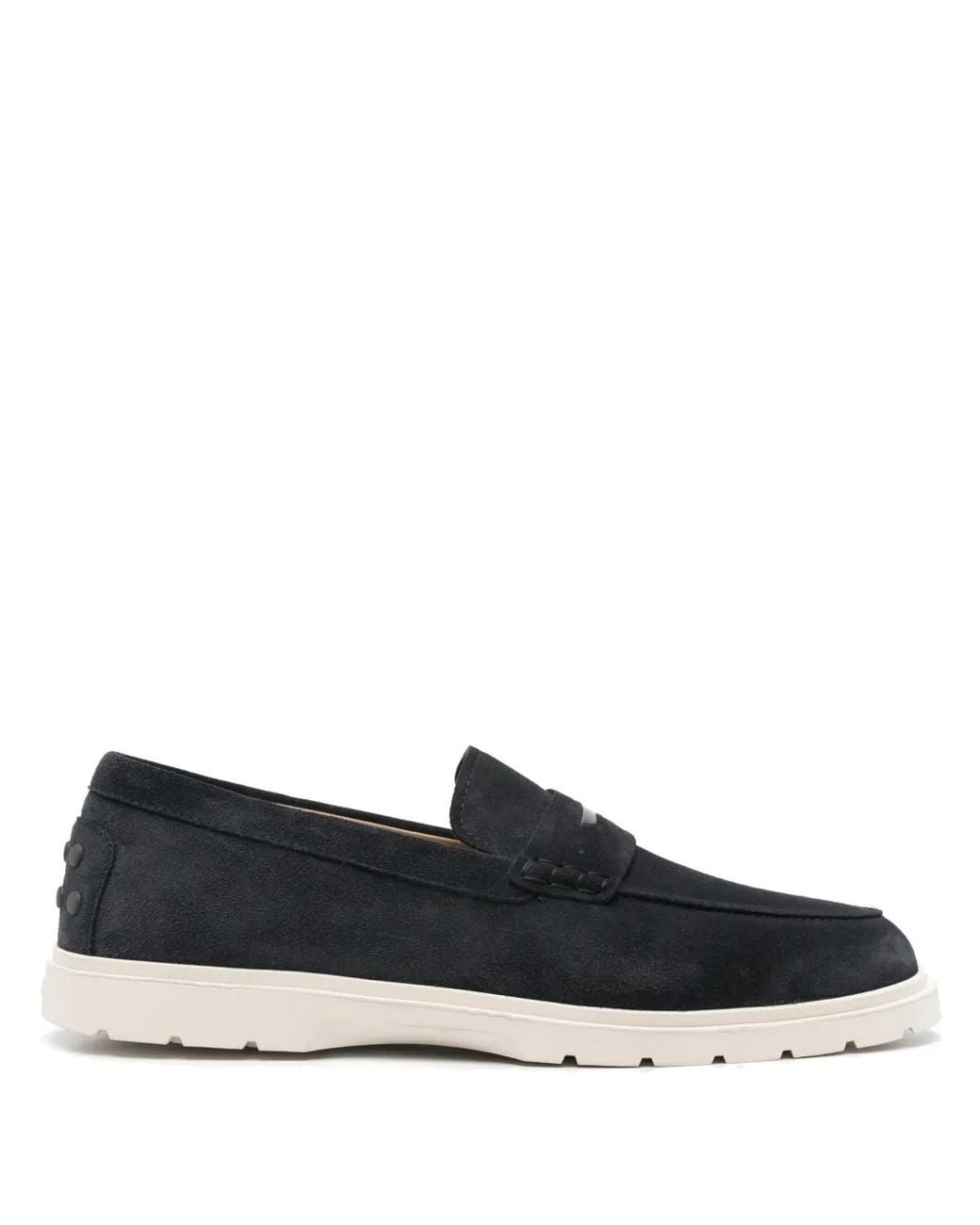 Tod's Black Calf Leather Loafer for men
