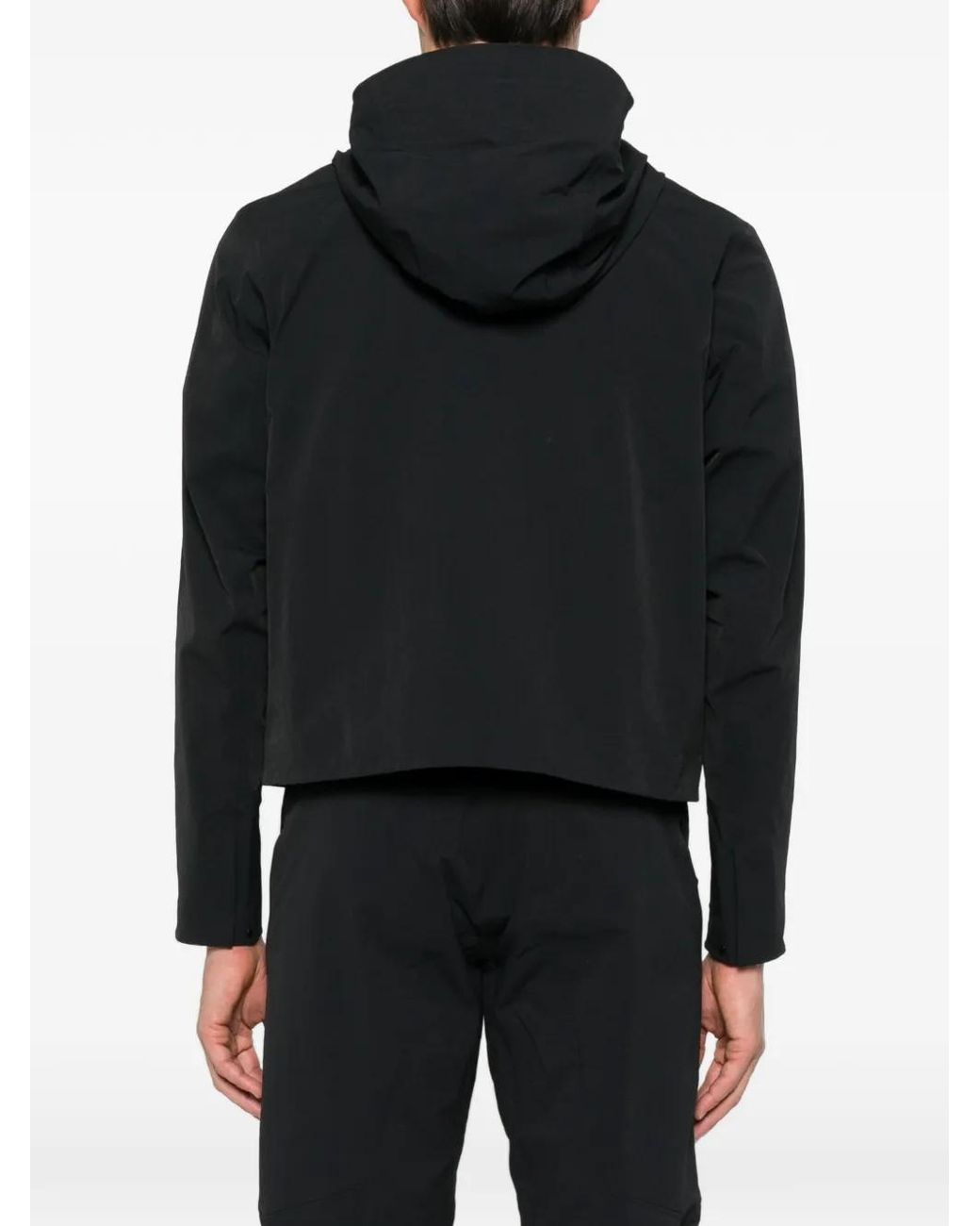 Giacca Con Cappuccio E Zip di Veilance in Black da Uomo