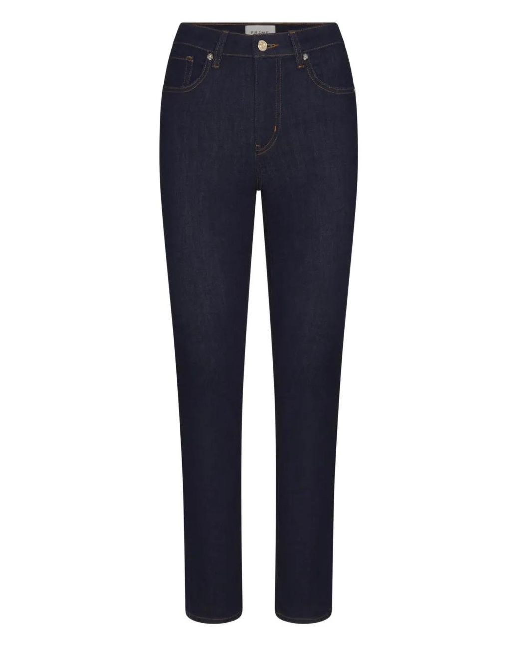 FRAME Blue Five-Pocket Design Jeans