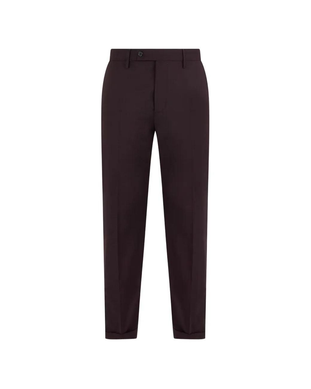 Department 5 Blue Pressed-Crease Trousers for men