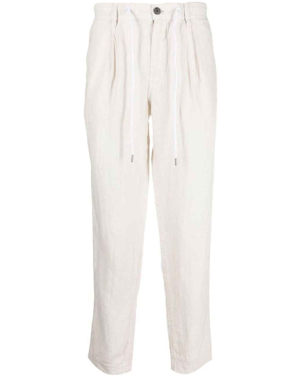 Hugo boss shop mens linen trousers