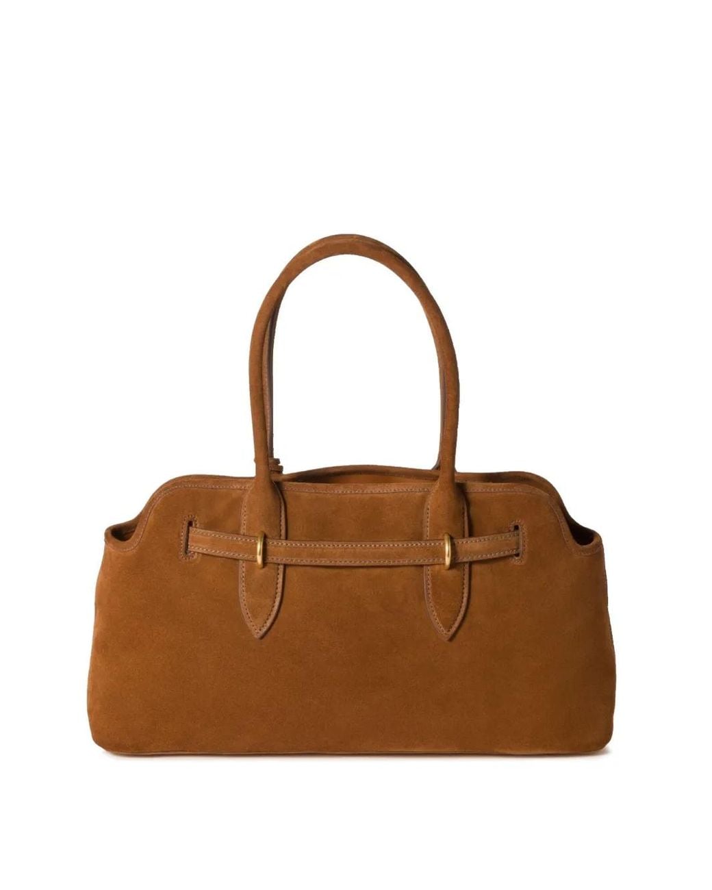 Miu Miu Brown Aventure Suede Bag