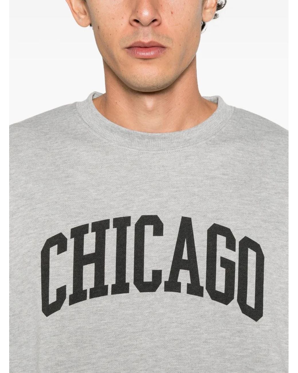 Universal Overall Gray Logo-Print Sweatshirt for men