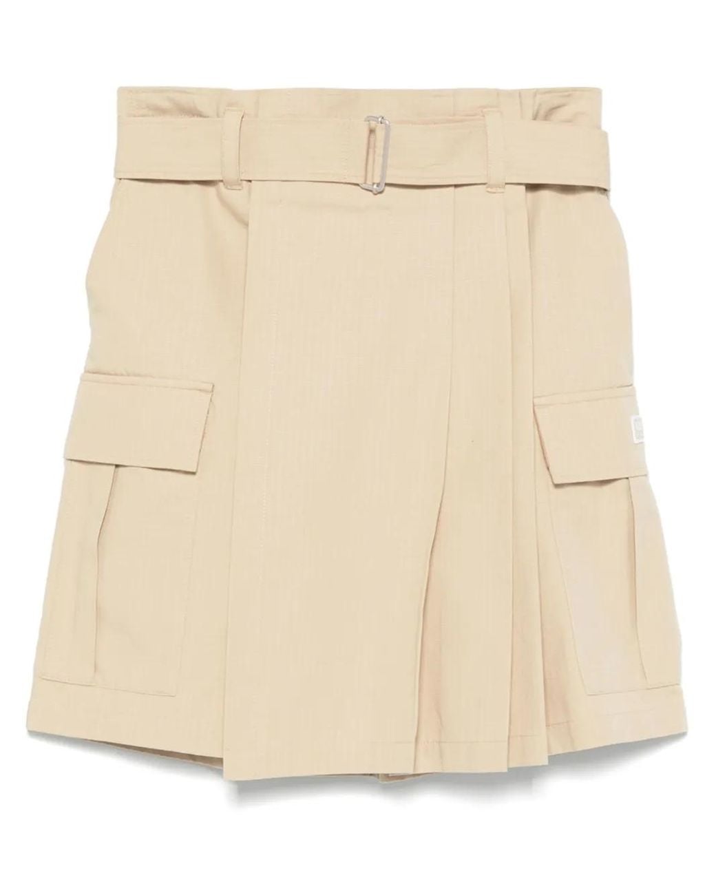 KENZO Natural Asymmetric Cargo Skirt