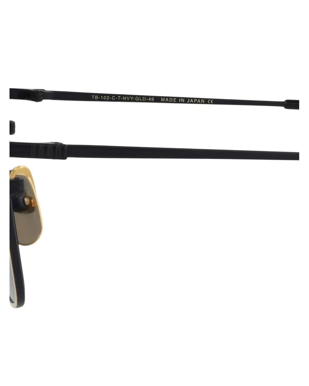 Thom Browne Blue Square-Frame Sunglasses
