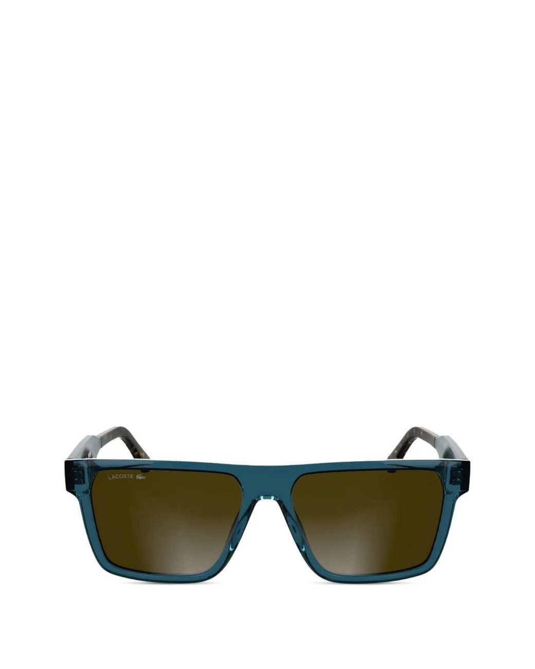 Lacoste Green Square-Frame Sunglasses for men