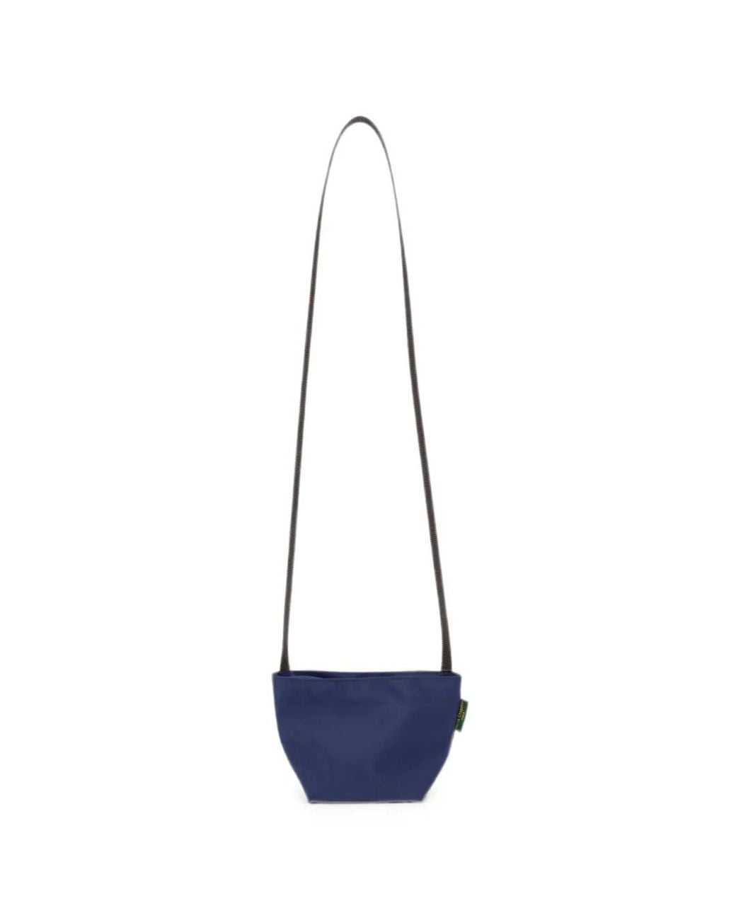 Herve Chapelier Blue Logo-Patch Shoulder Bag