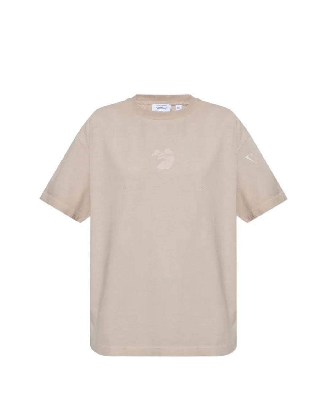 Off-White c/o Virgil Abloh White Logo-Print T-Shirt