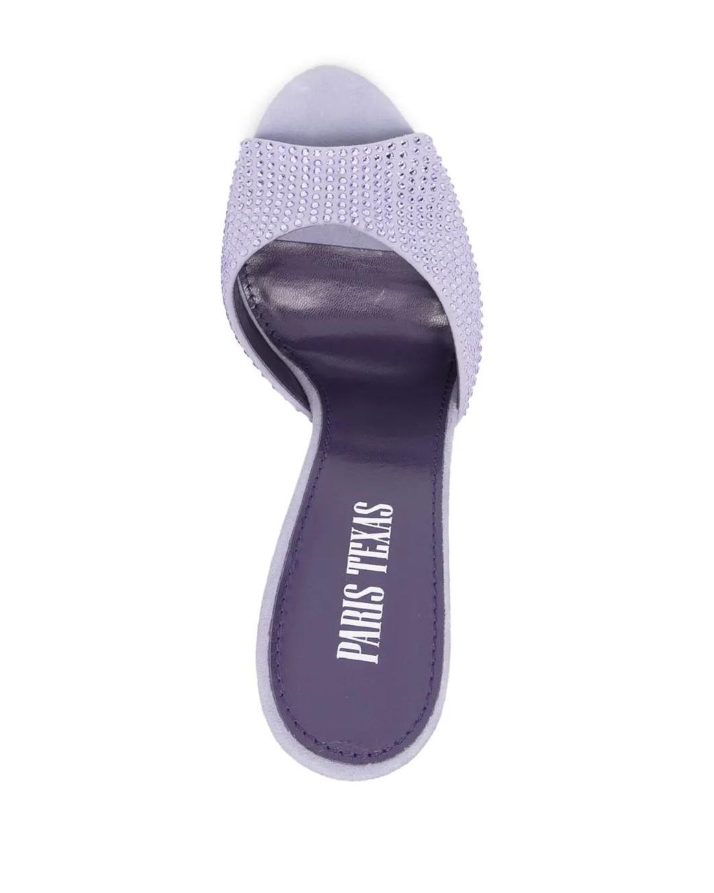 Paris Texas White Holly Stiletto Mule