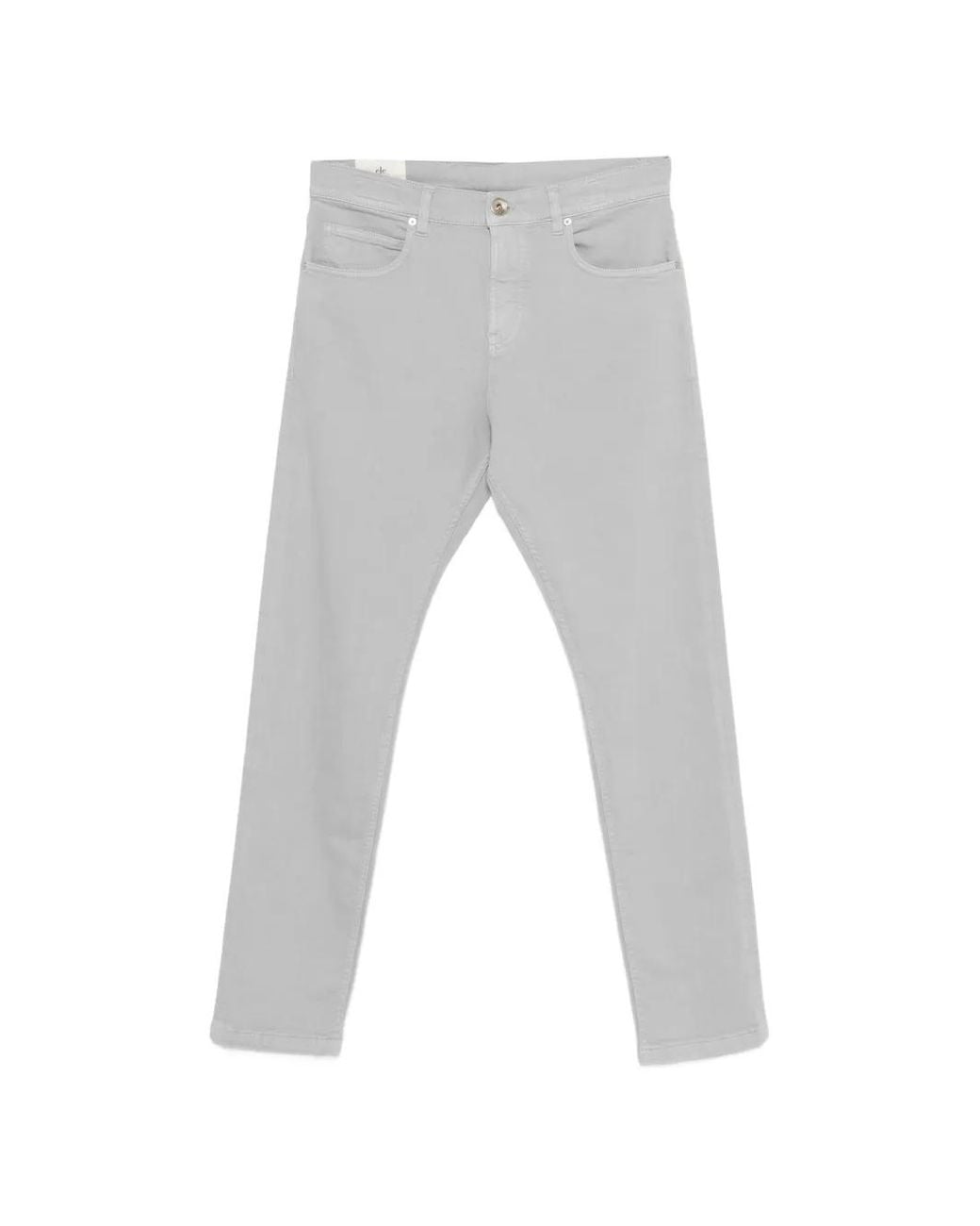 Eleventy Gray Five-Pocket Trousers