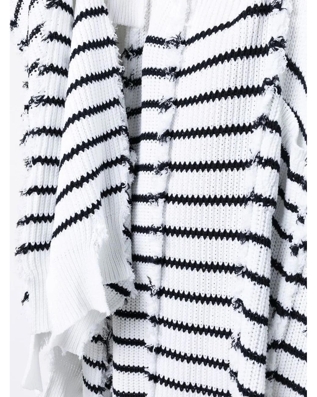 Marni Gestreepte Cape in het White