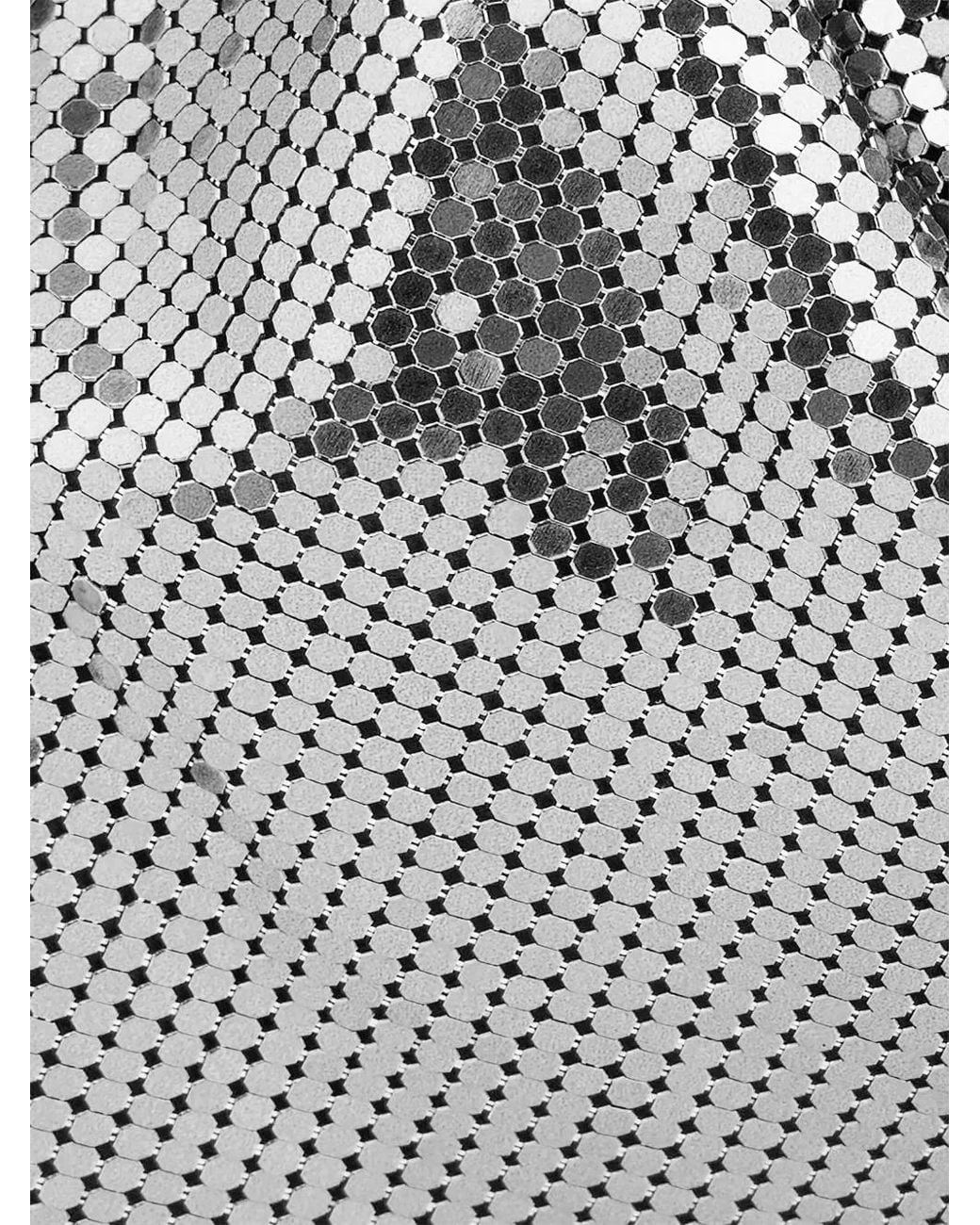 Rabanne White Chainmail Shoulder Bag