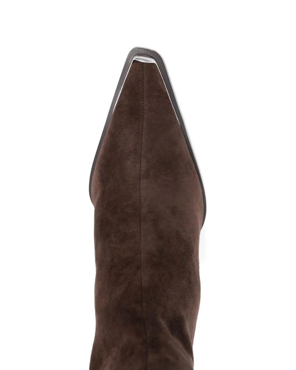 Cult Gaia Brown 105Mm Suede Knee-High Boots