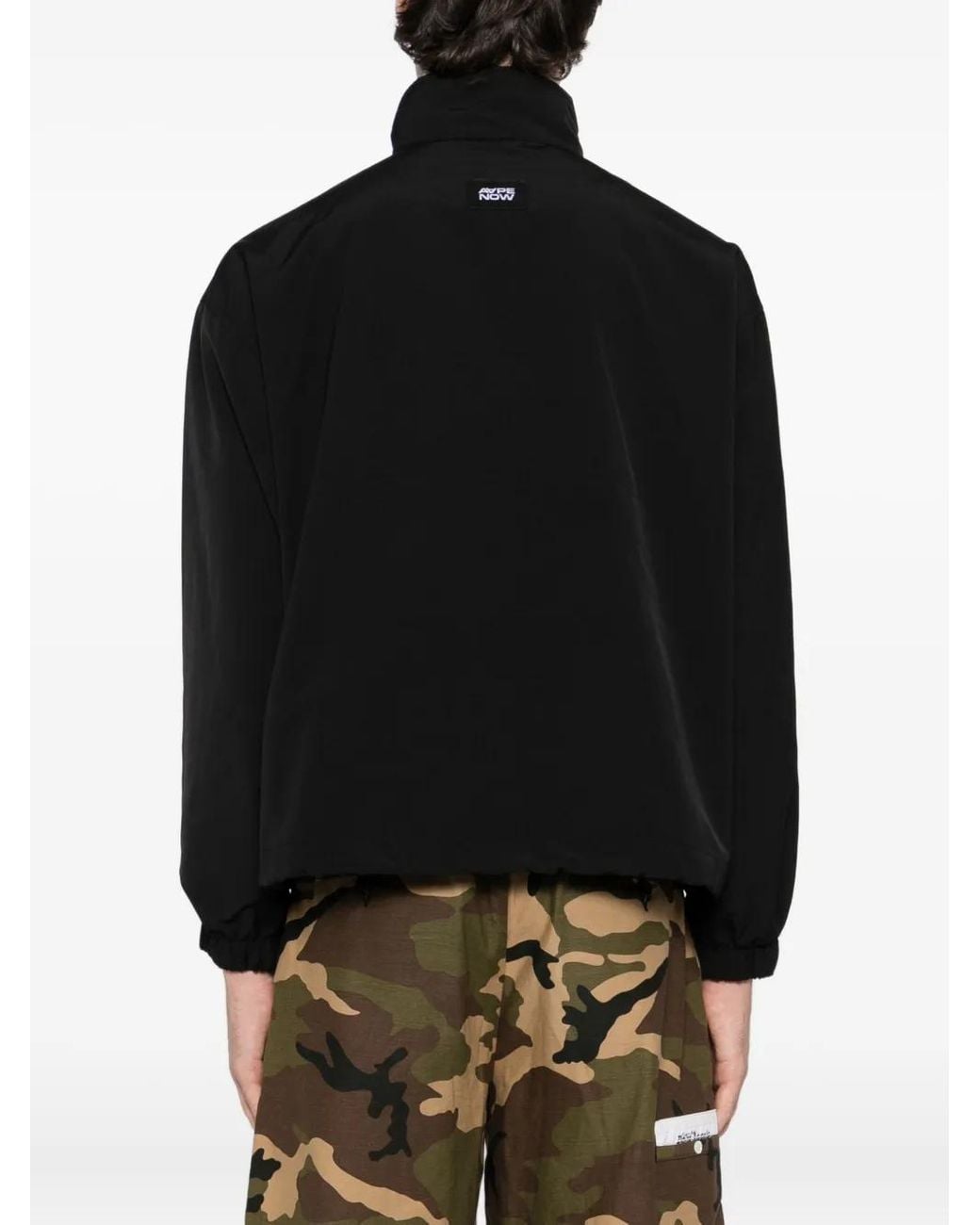 Aape By A Bathing Ape Black Moonface Jacket for men