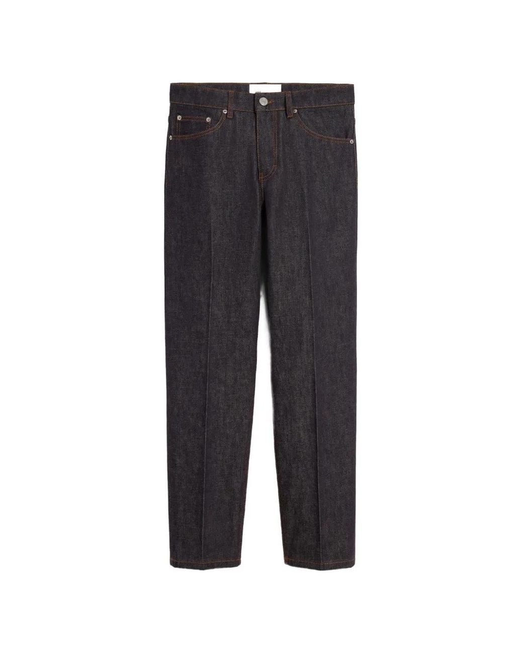AMI Blue Parisian-Fit Cotton Jeans for men