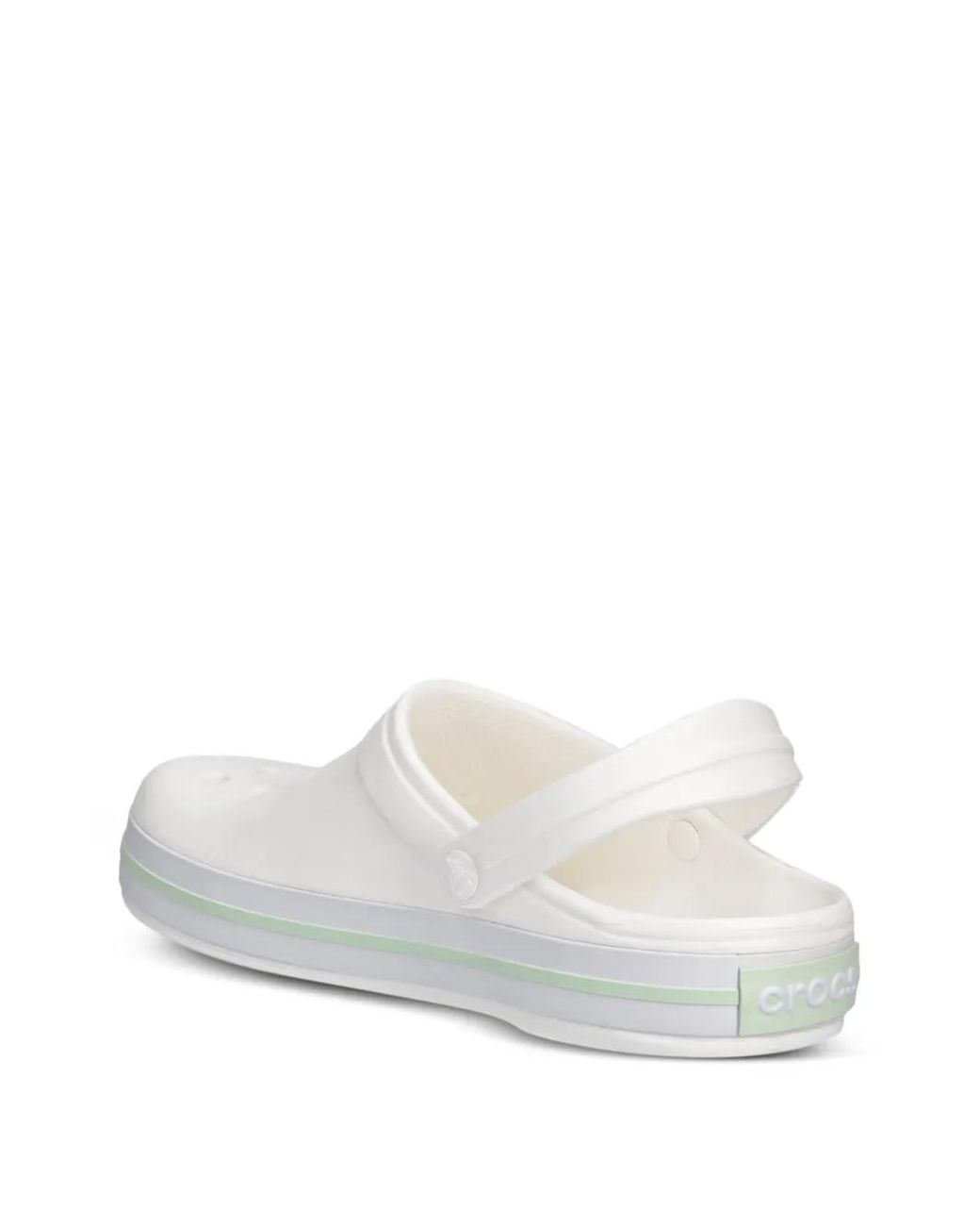 CROCSTM White Perforated Slingback Clogs