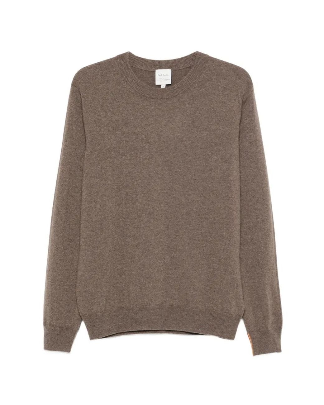 Paul Smith Brown Crew-Neck Cashmere Sweater for men