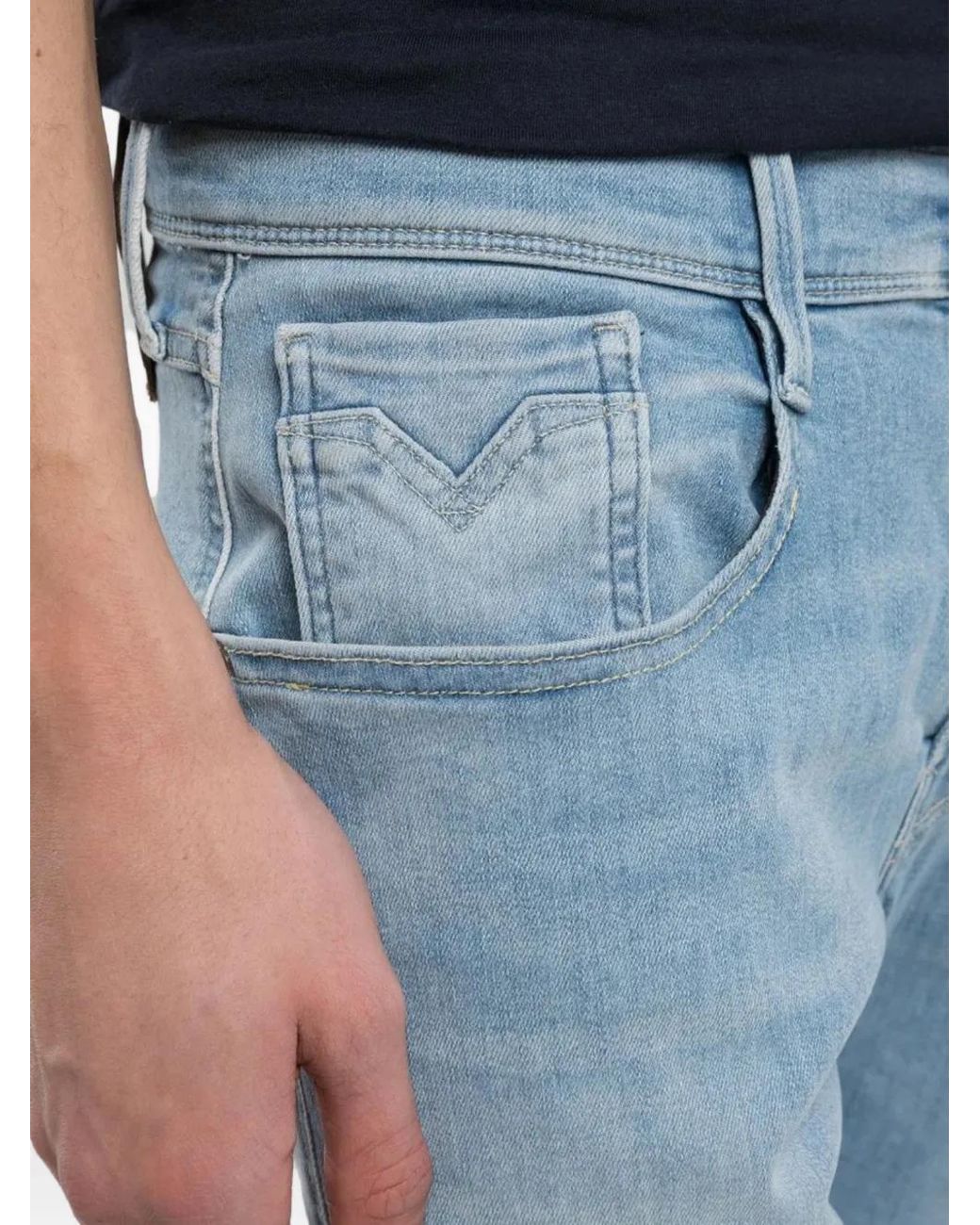 Replay Hyperflex Jeans in Blue für Herren