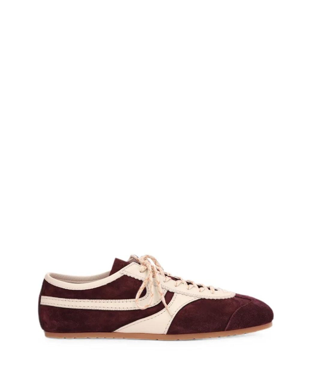 Dries Van Noten Purple Suede Sneakers for men