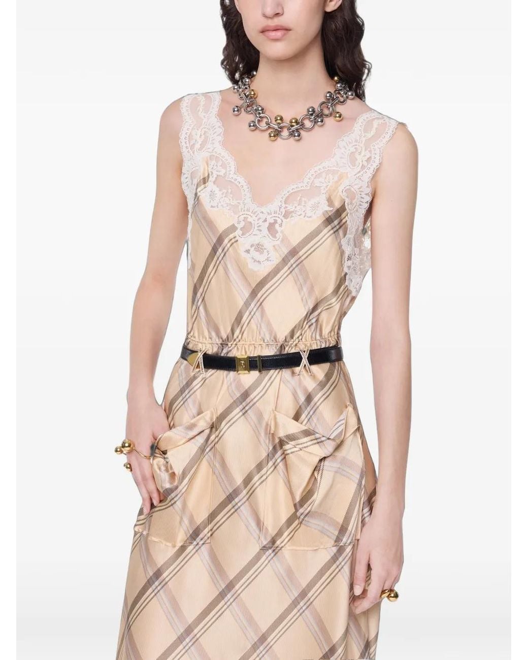 Rabanne Natural Midi Dress