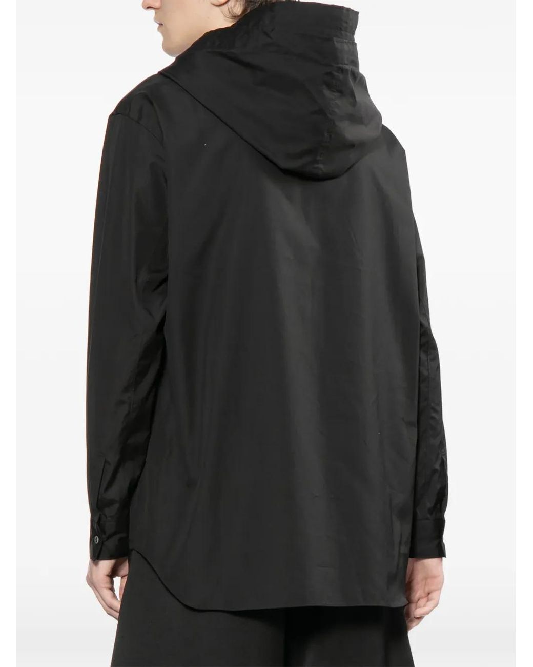 Comme des Garçons Black Cotton Hoodie for men