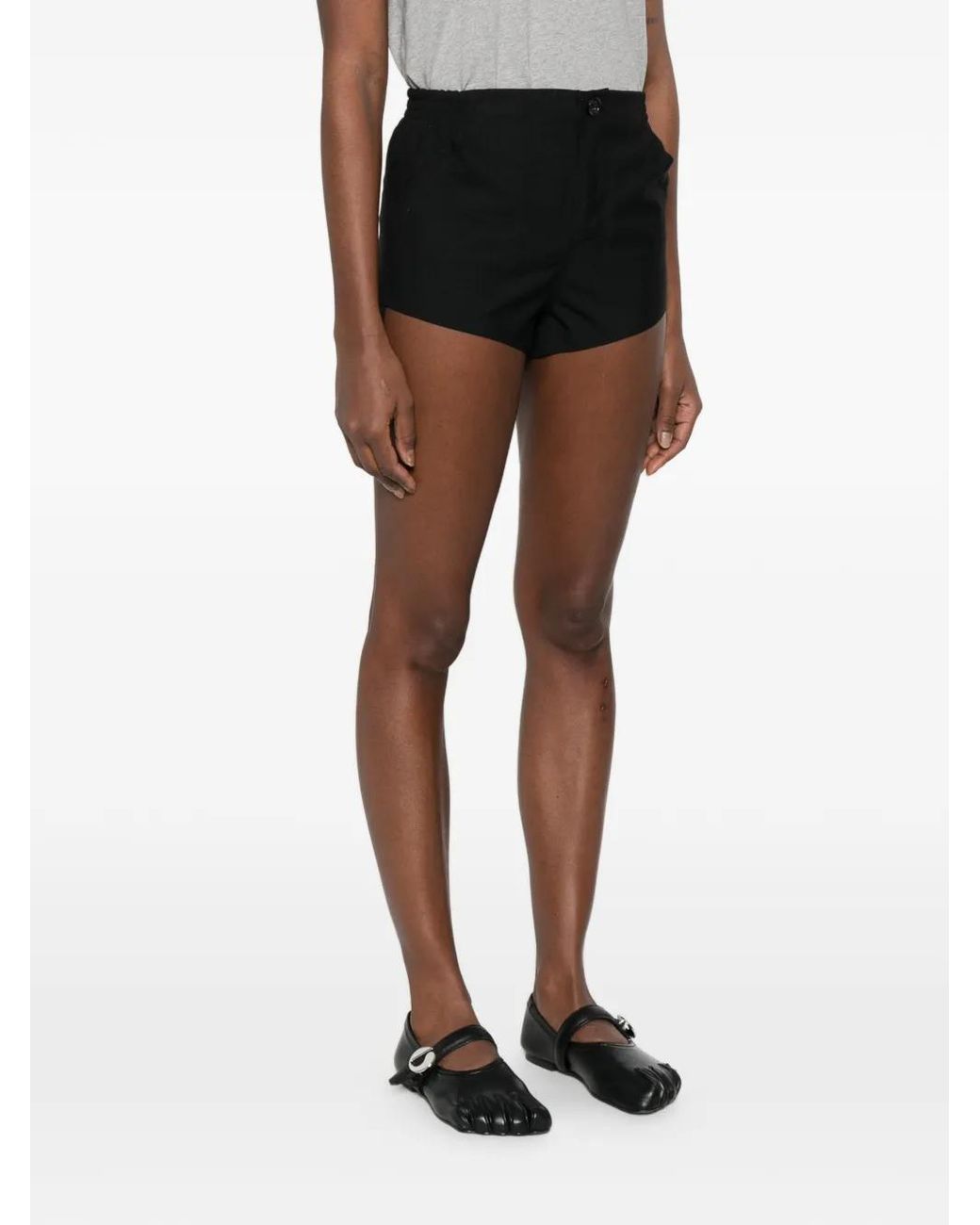 Coperni Black Technical Tailored Shorts
