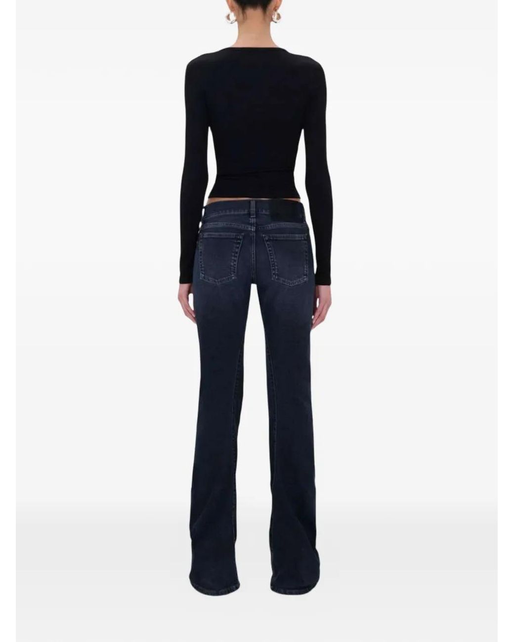 Haikure Blue Gery Five-Pocket Jeans