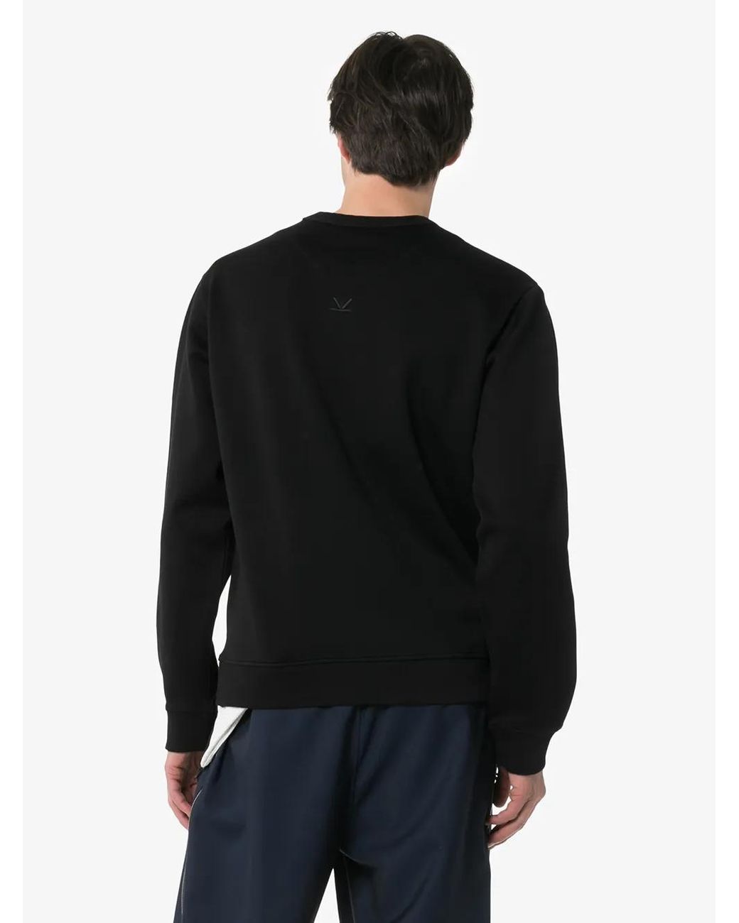 KENZO Sweater Met Logoprint in het Black voor heren